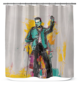 Abstract Exploration Shower Curtain